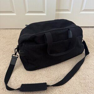 Away Luggage Weekender Bag Black Canvas